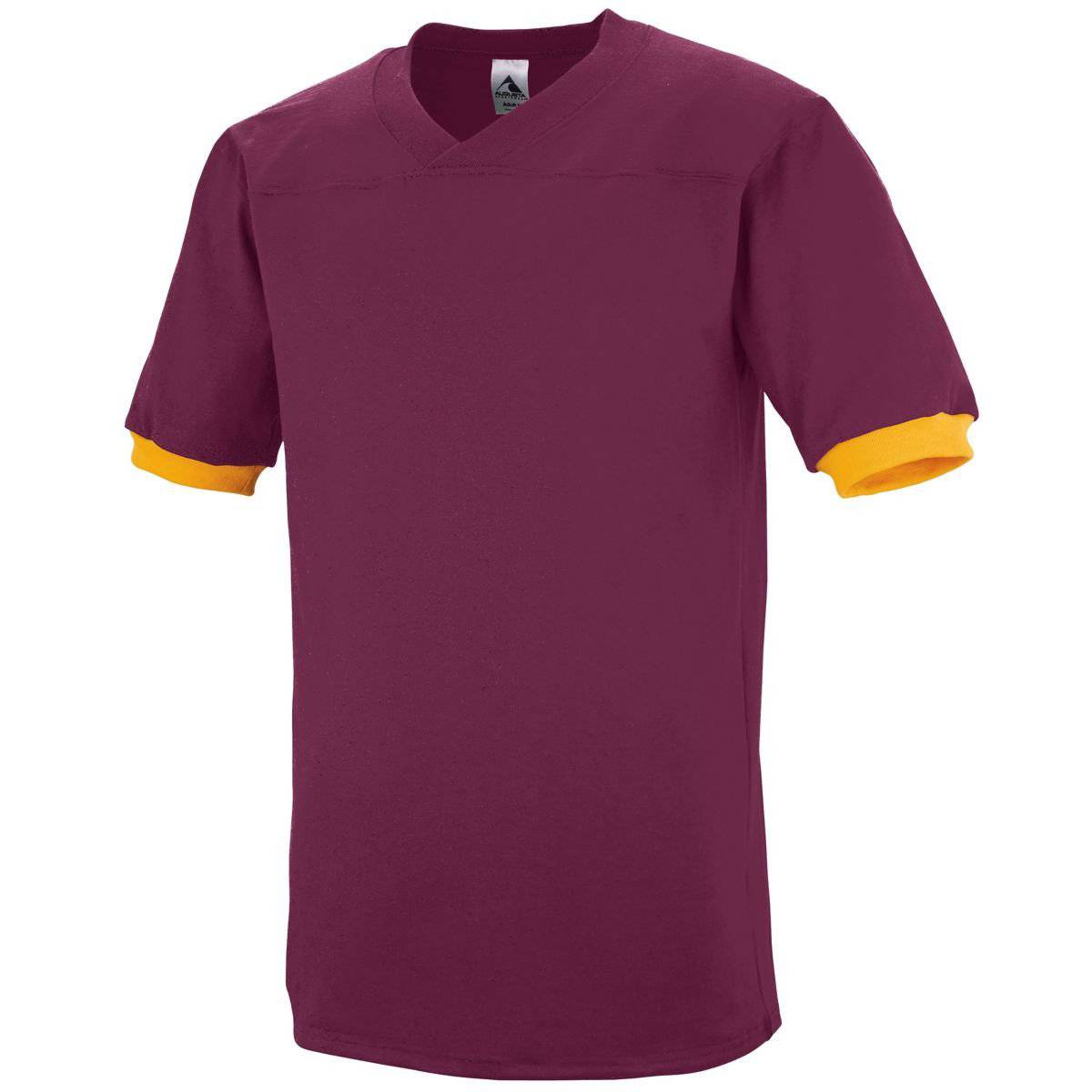 Augusta 374 Fraternity Jersey - Maroon Gold - HIT a Double