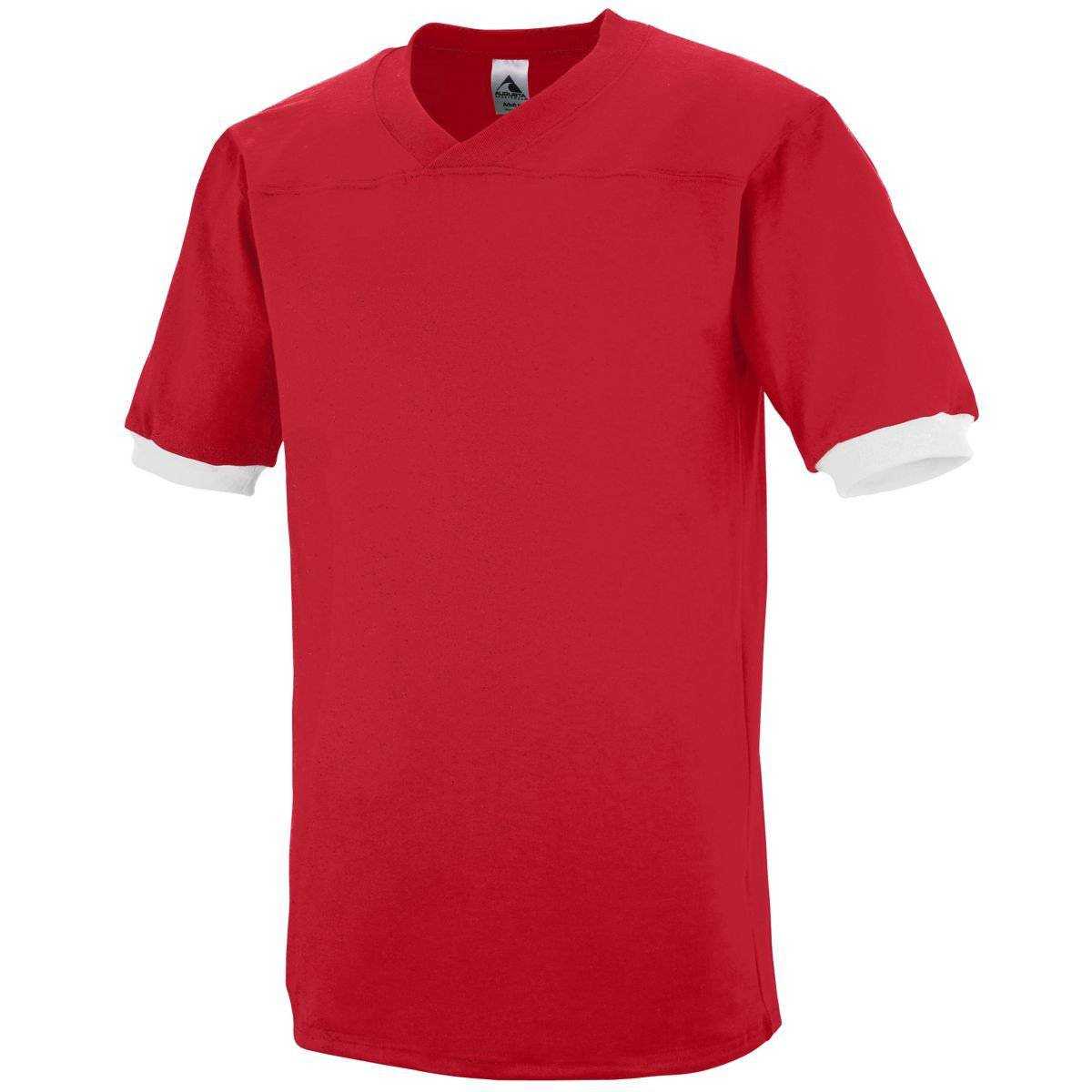 Augusta 374 Fraternity Jersey - Red White - HIT a Double