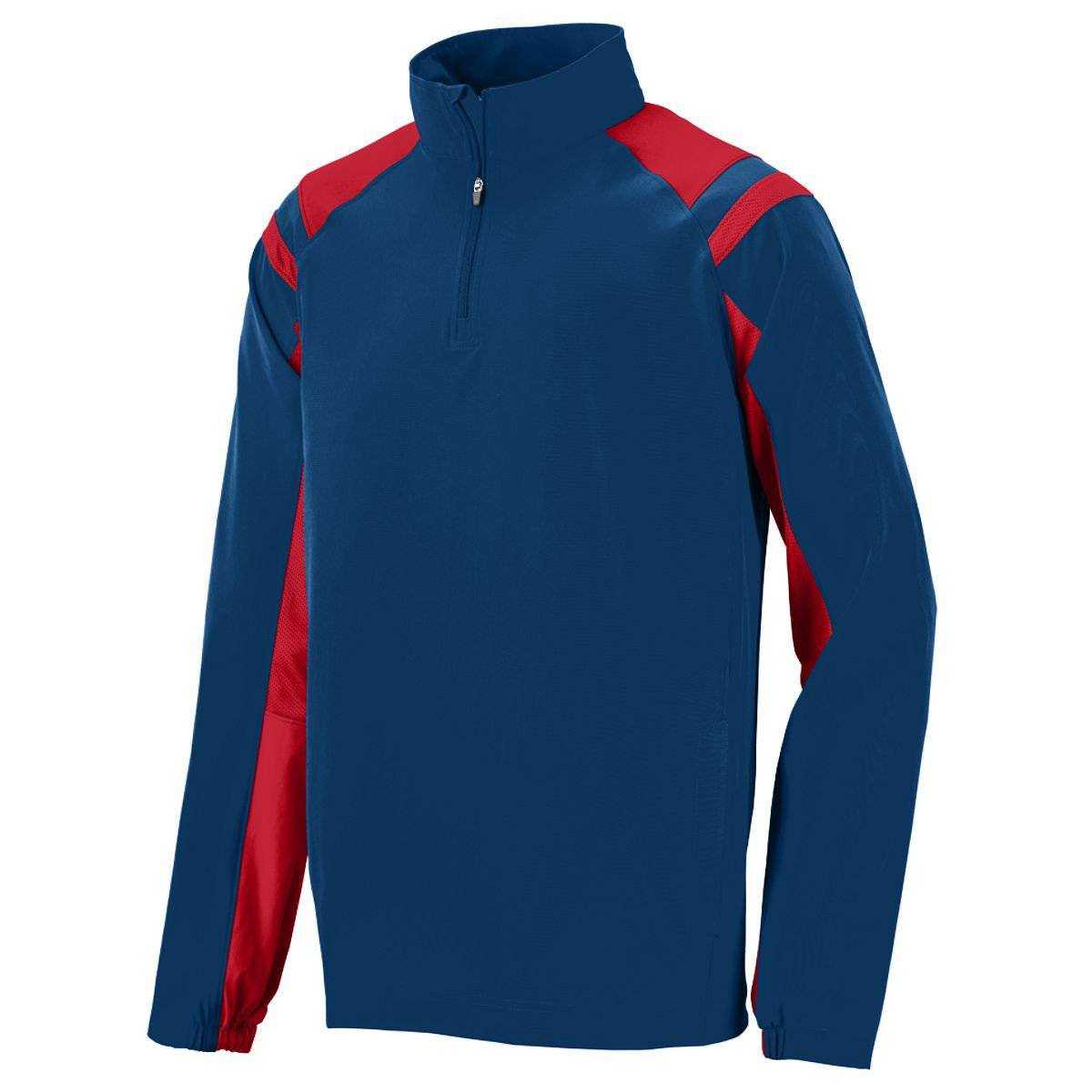 Augusta 3792 Doppler Pullover - Navy Red - HIT a Double