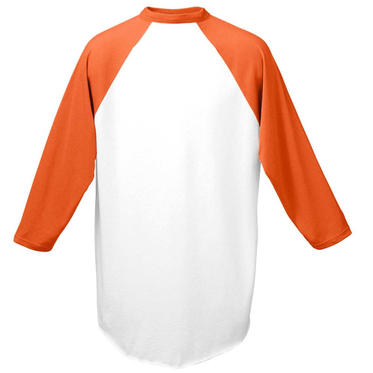 Augusta 420 Baseball Jersey - White Orange - HIT a Double