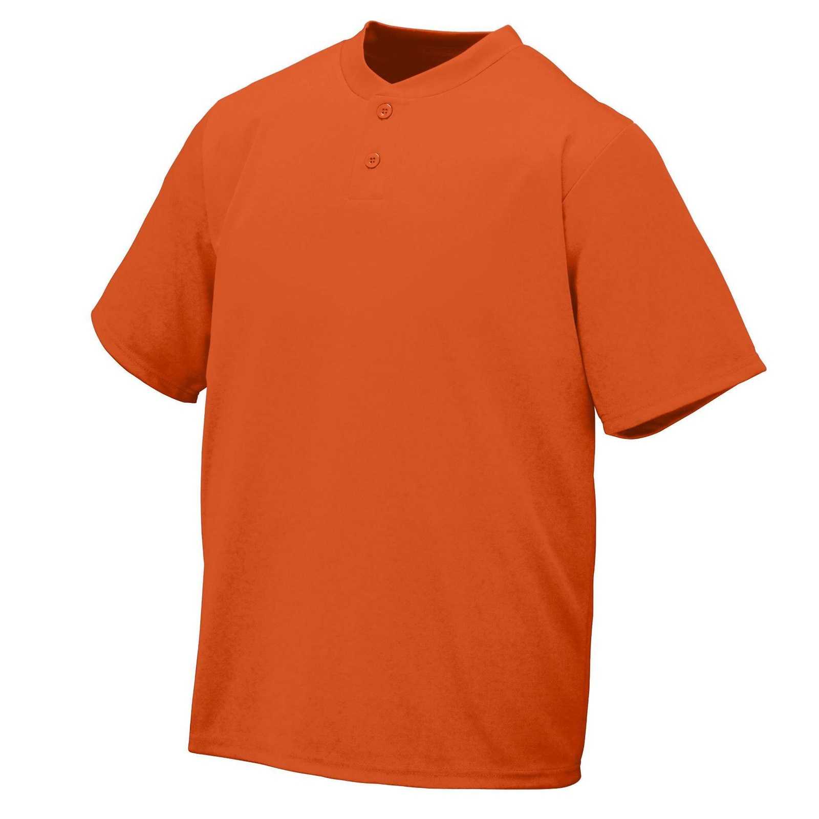 Augusta 426 Wicking Two-Button Jersey - Orange - HIT a Double