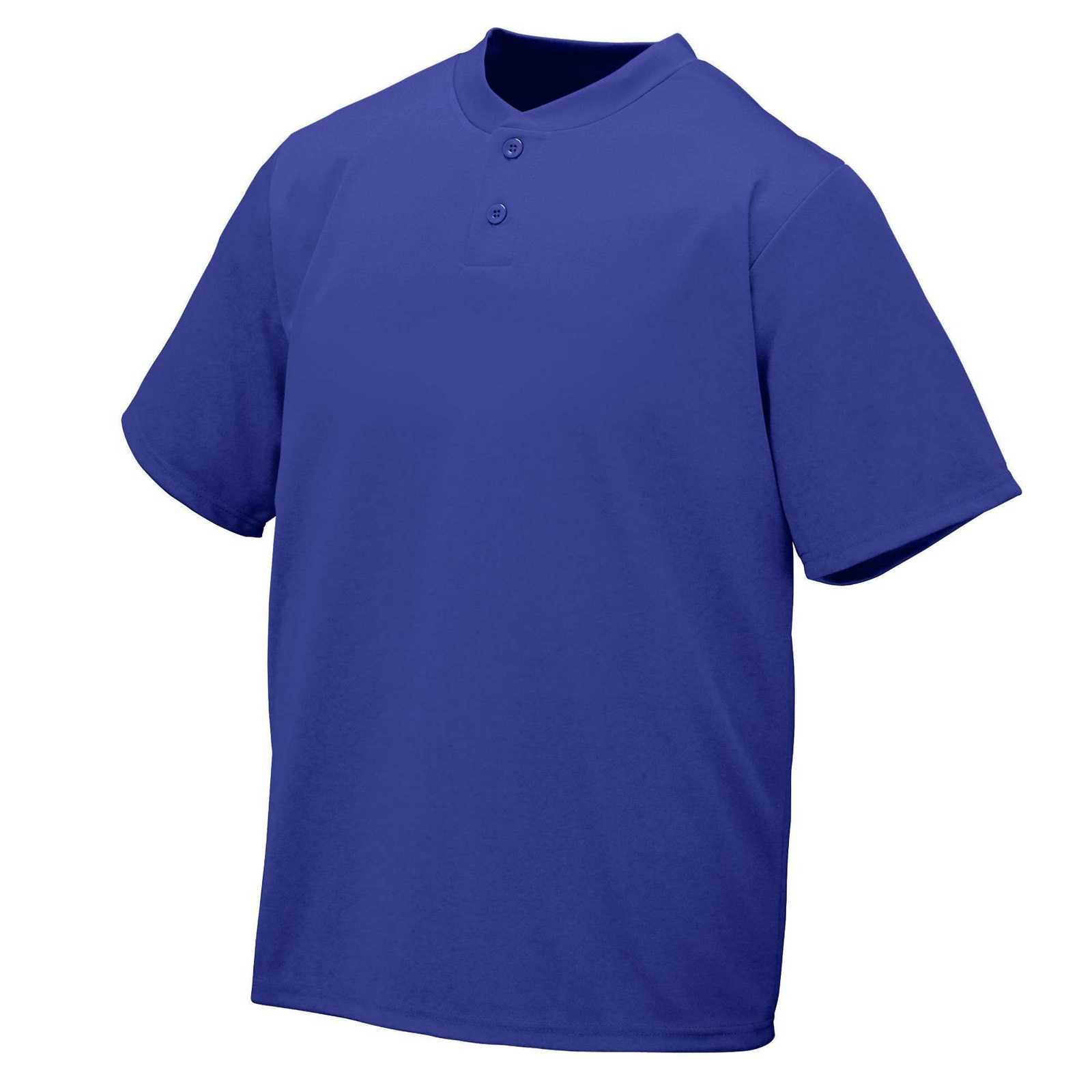 Augusta 426 Wicking Two-Button Jersey - Purple - HIT a Double