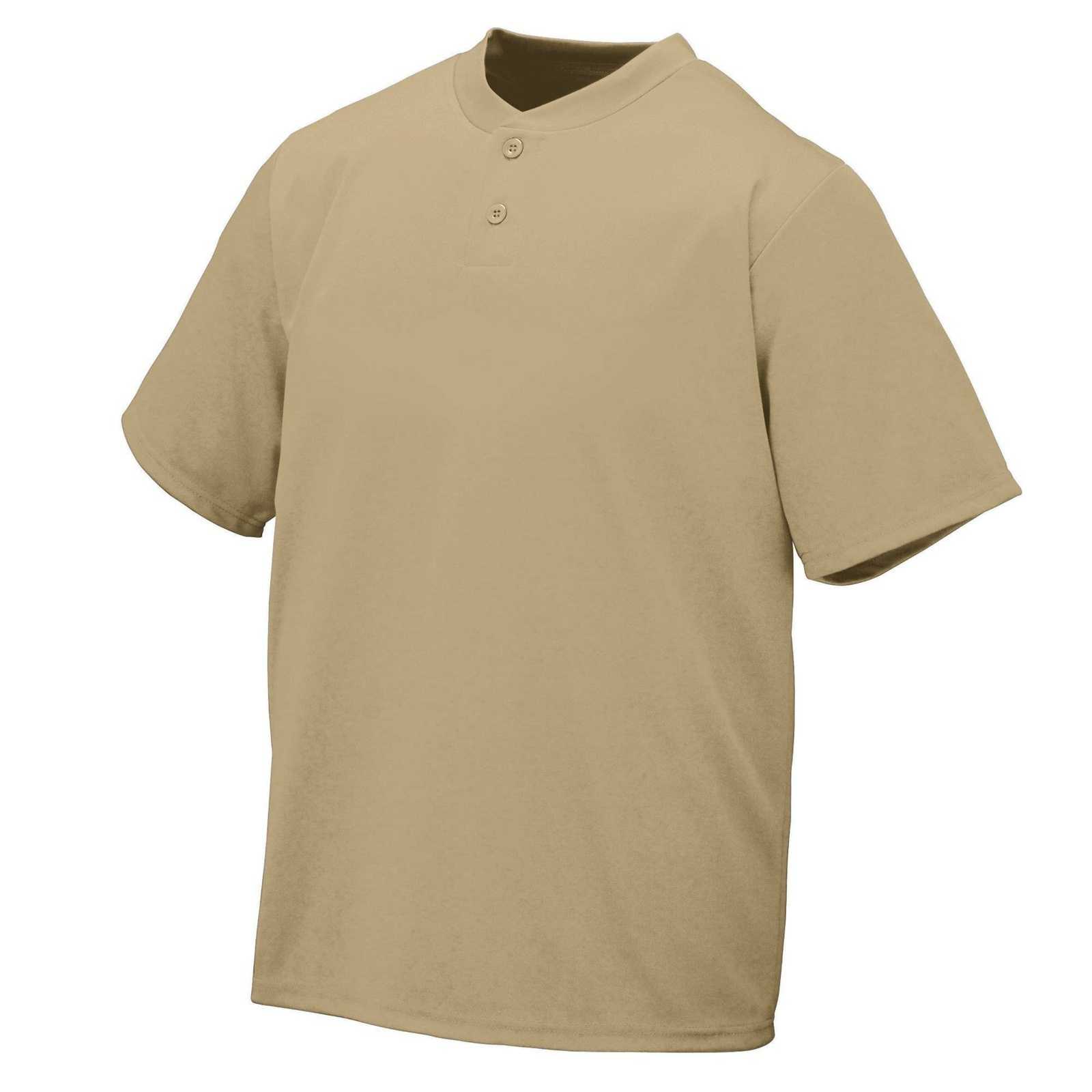Augusta 426 Wicking Two-Button Jersey - Vegas Gold - HIT a Double