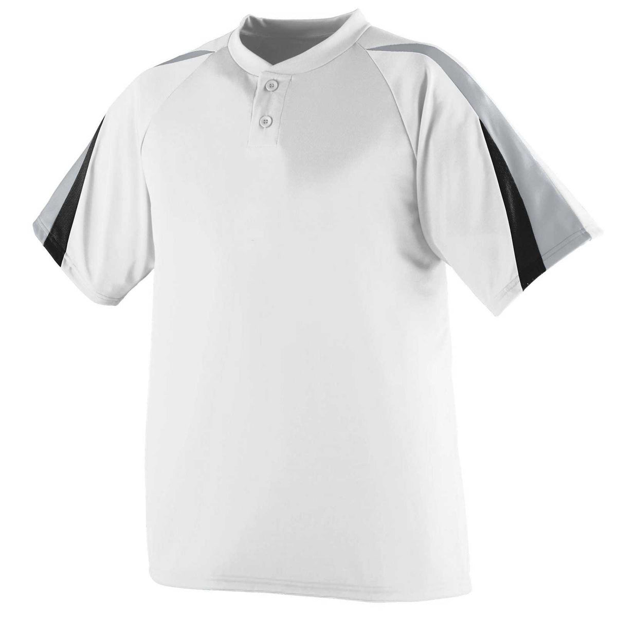 Augusta 429 Power Plus Jersey - Youth - White Silver Gray Black - HIT a Double