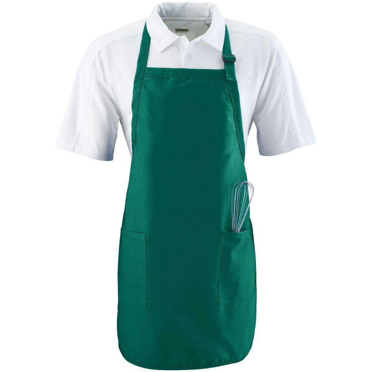 Augusta 4350 Full Length Apron with Pockets - Forest - HIT a Double