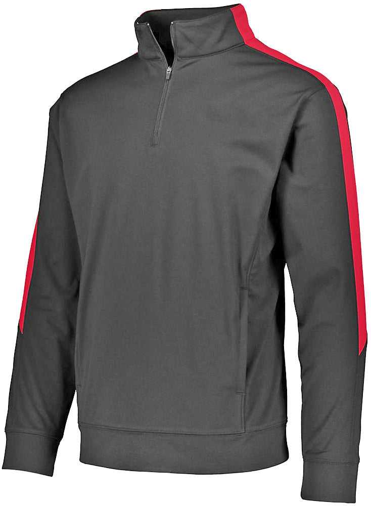Augusta 4386 Medalist 2.0 Pullover - Black Red - HIT a Double