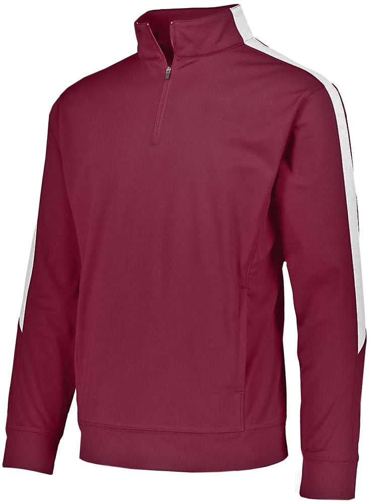 Augusta 4386 Medalist 2.0 Pullover - Maroon White - HIT a Double