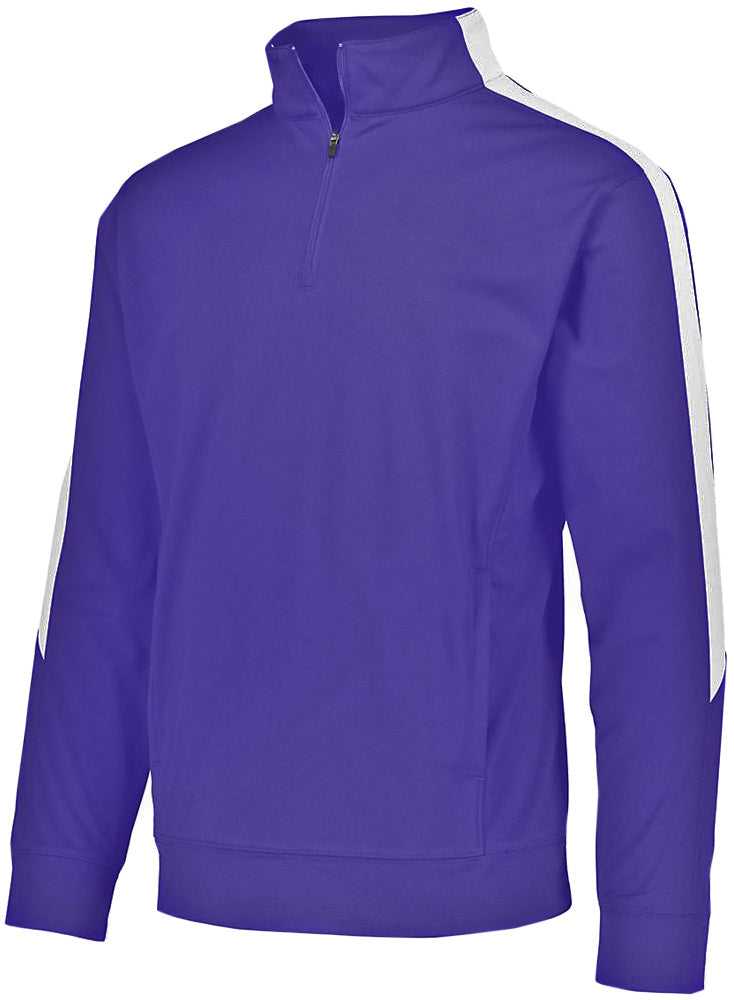 Augusta 4386 Medalist 2.0 Pullover - Purple White - HIT a Double