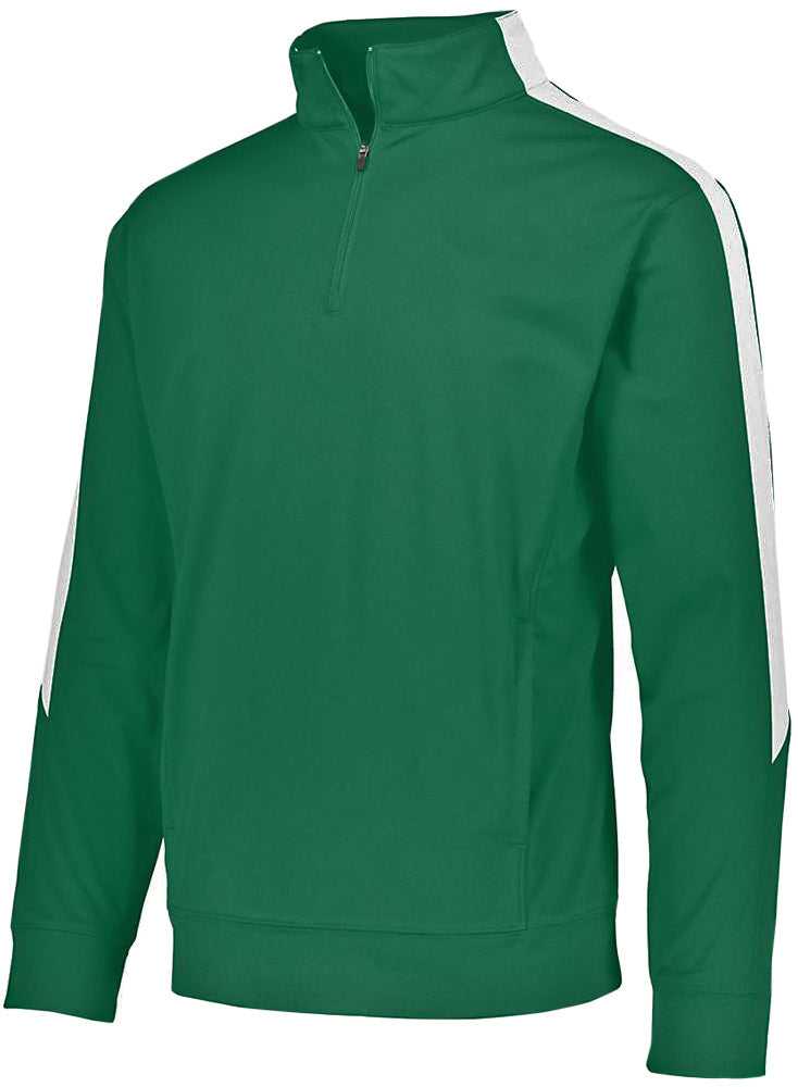 Augusta 4387 Youth Medalist 2.0 Pullover - Dark Green White - HIT a Double