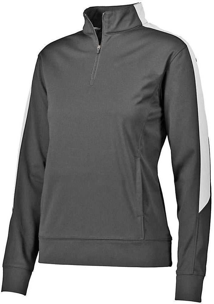 Augusta 4388 Ladies Medalist 2.0 Pullover - Black White - HIT a Double