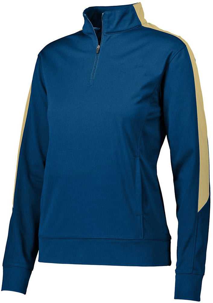 Augusta 4388 Ladies Medalist 2.0 Pullover - Navy Vegas Gold - HIT a Double