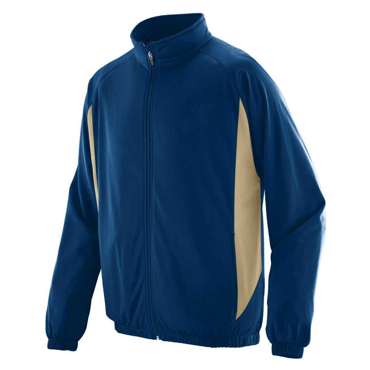 Augusta 4391 Medalist Jacket - Youth - Navy Vegas Gold - HIT a Double