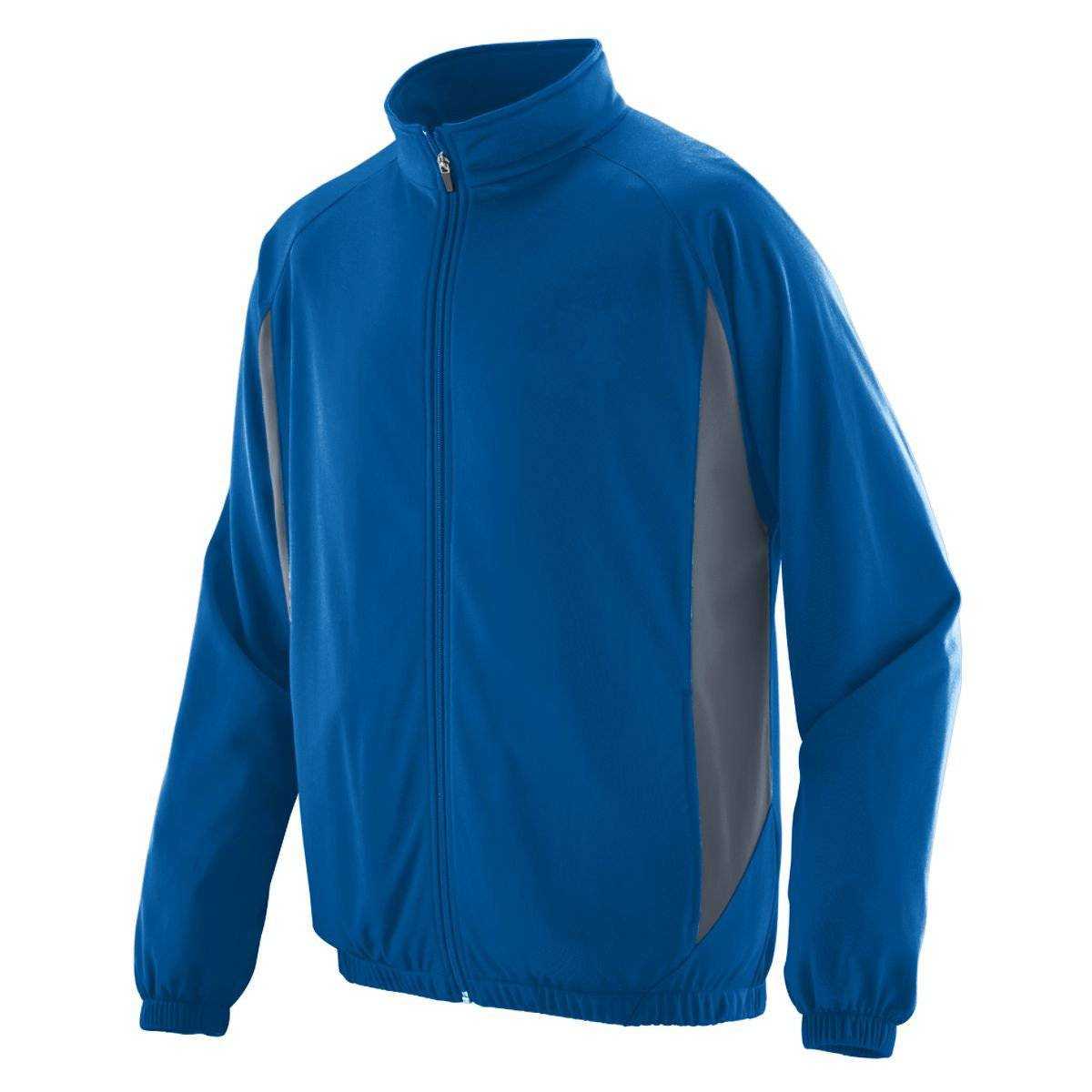 Augusta 4391 Medalist Jacket - Youth - Royal Dark Gray - HIT a Double