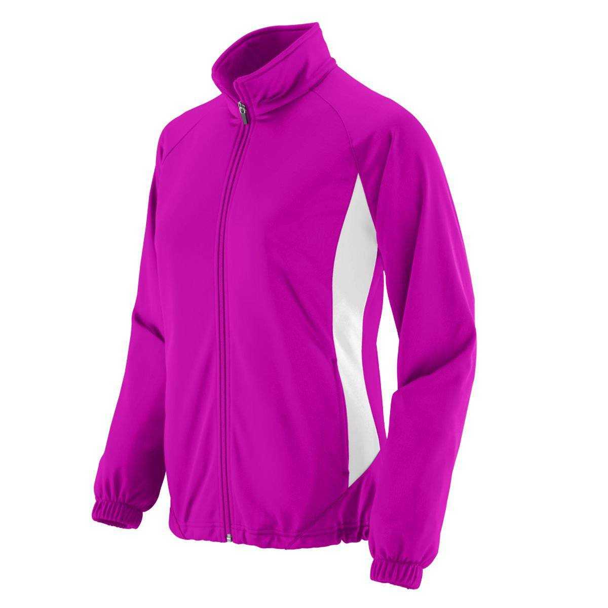 Augusta 4392 Ladies Medalist Jacket - Pink White - HIT a Double