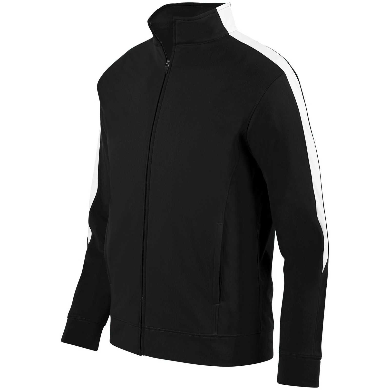 Augusta 4396 Youth Medalist Jacket 2.0 - Black White - HIT a Double