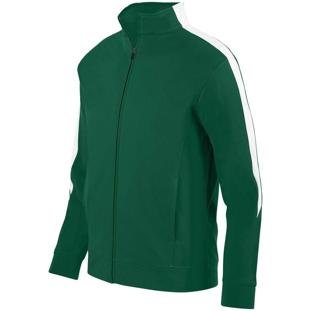 Augusta 4396 Youth Medalist Jacket 2.0 - Dark Green White - HIT a Double