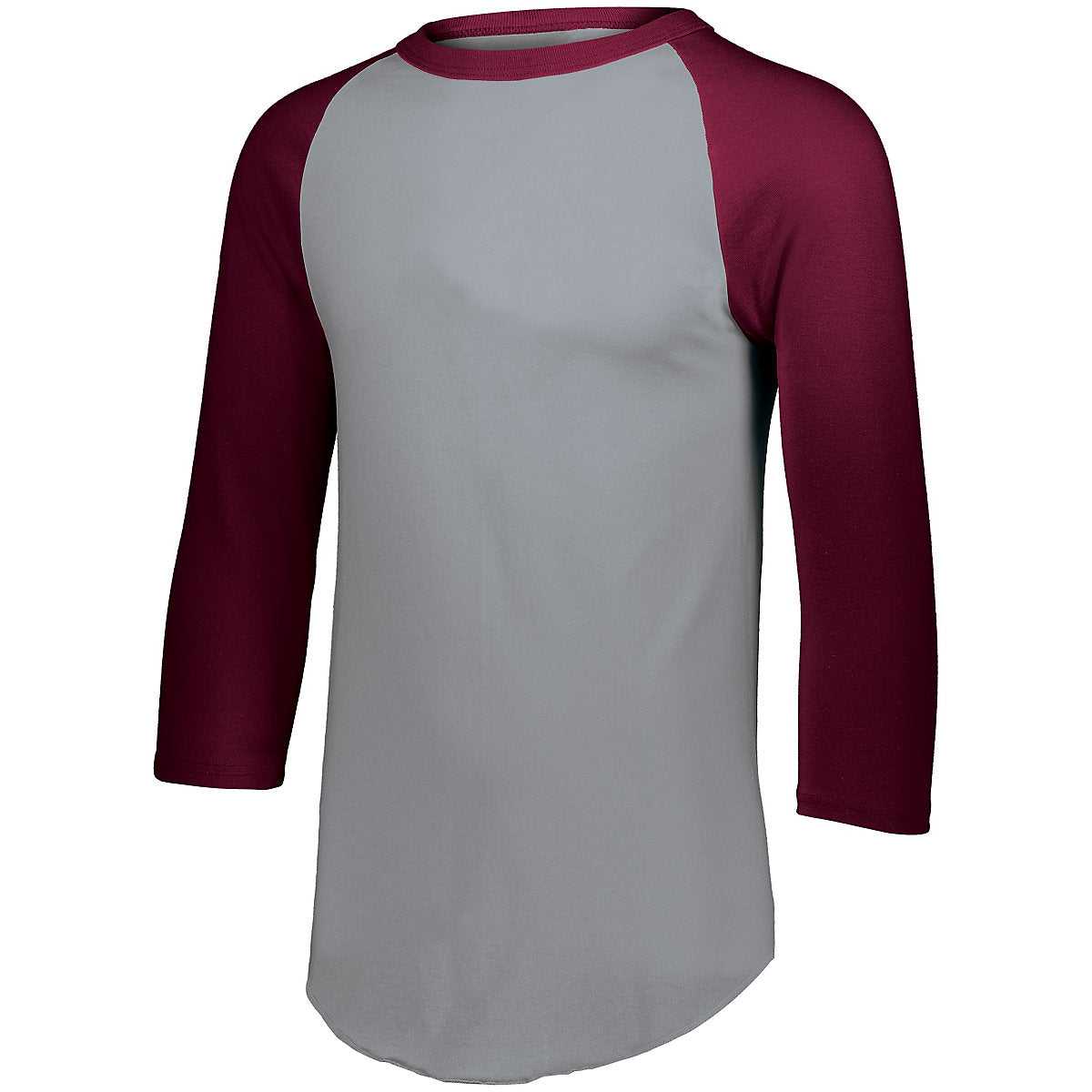 Augusta 4420 Baseball Jersey 2.0 - Athletic Heather Maroon - HIT a Double