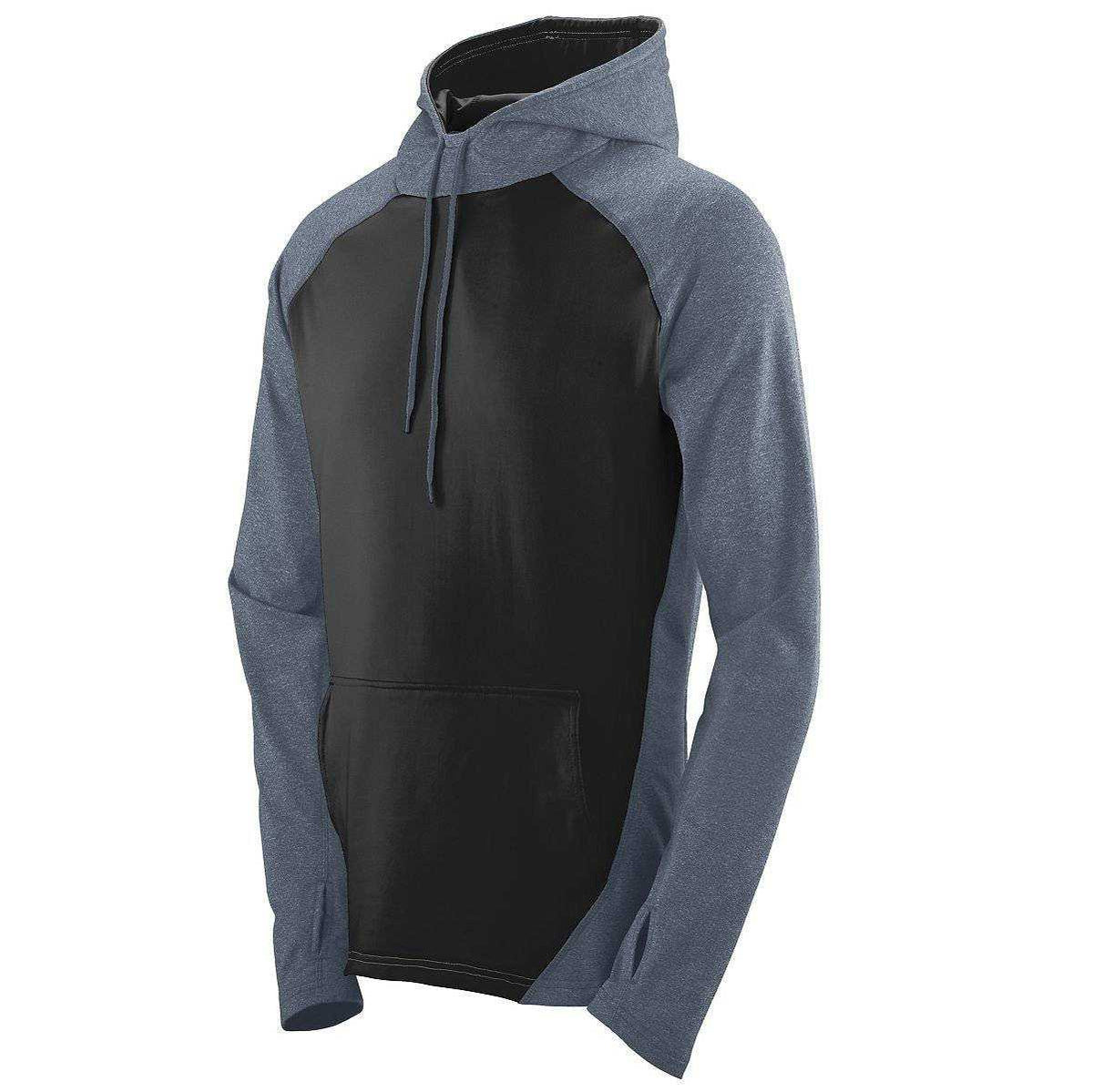 Augusta 4762 Zeal Hoody - Graphite Heather Black - HIT a Double - 1