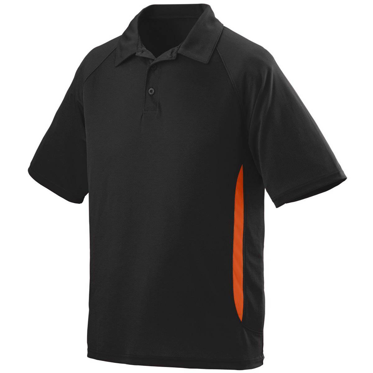 Augusta 5005 Mission Sport Shirt - Black Orange - HIT a Double