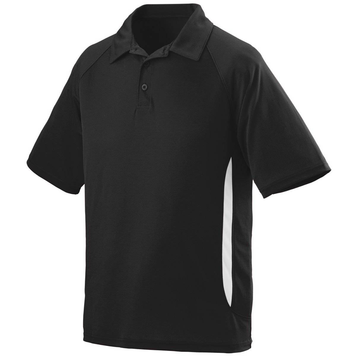Augusta 5005 Mission Sport Shirt - Black White - HIT a Double
