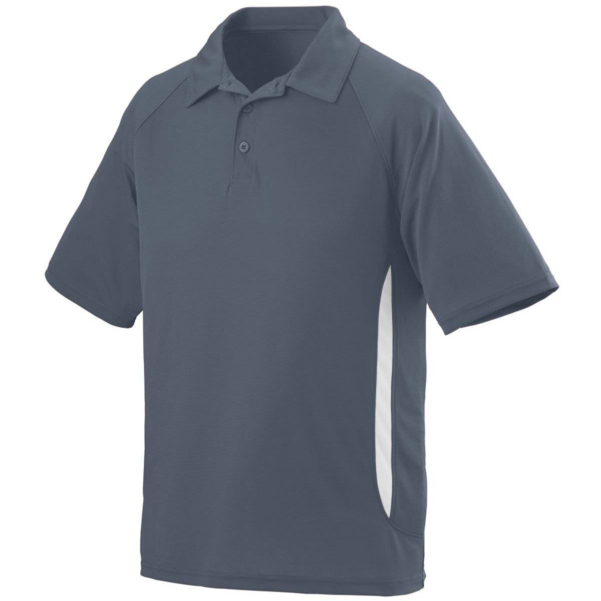 Augusta 5005 Mission Sport Shirt - Dark Gray White - HIT a Double