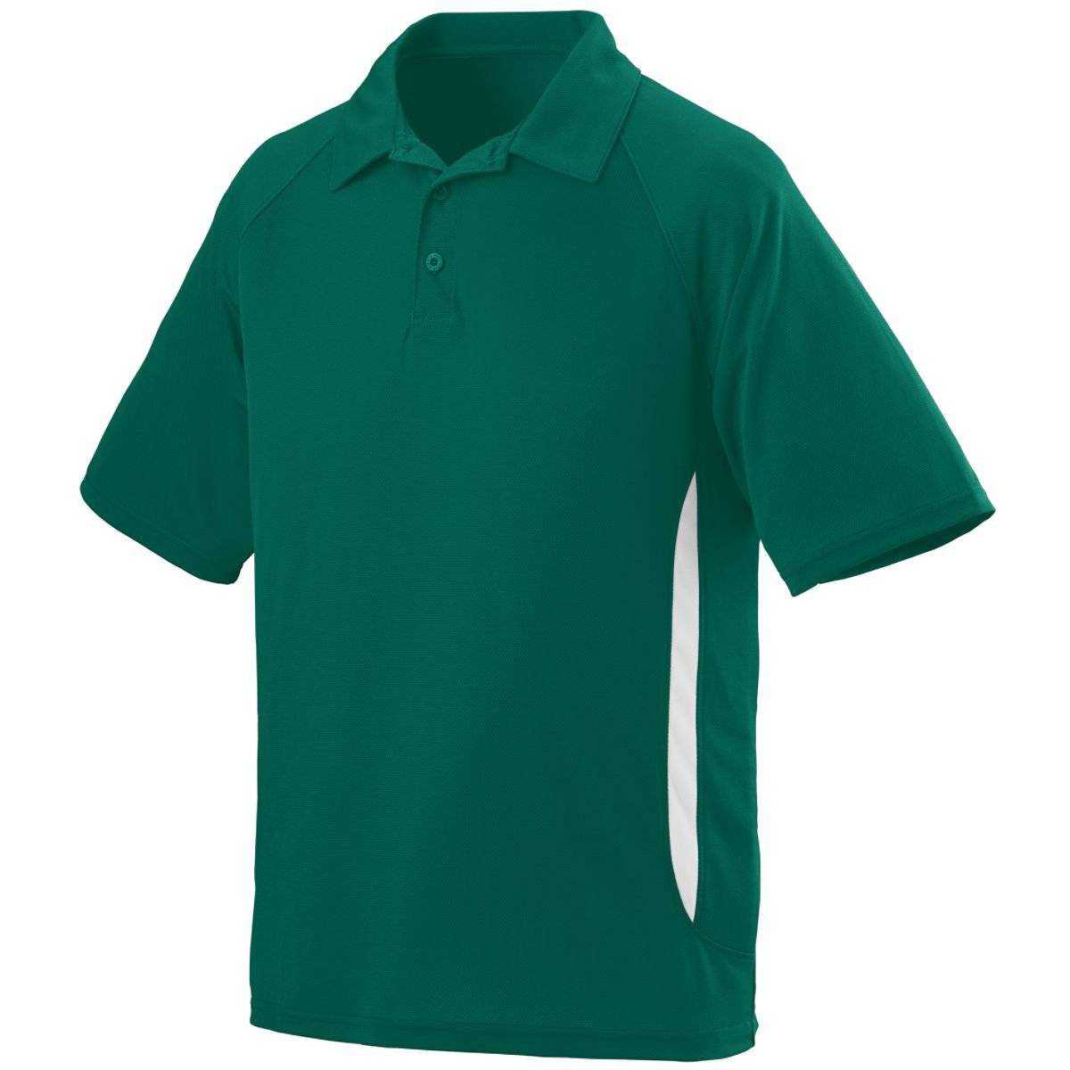Augusta 5005 Mission Sport Shirt - Forest White - HIT a Double