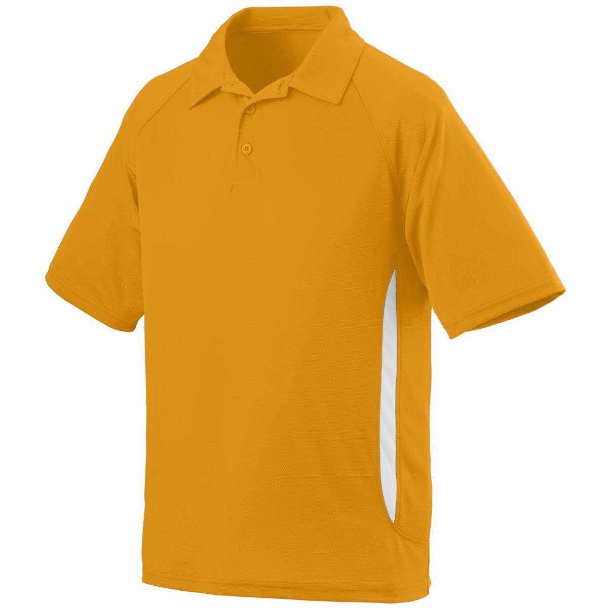 Augusta 5005 Mission Sport Shirt - Gold White - HIT a Double