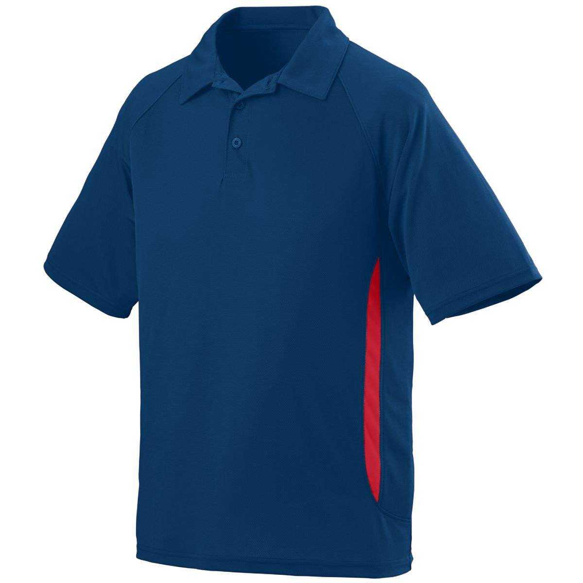Augusta 5005 Mission Sport Shirt - Navy Red - HIT a Double