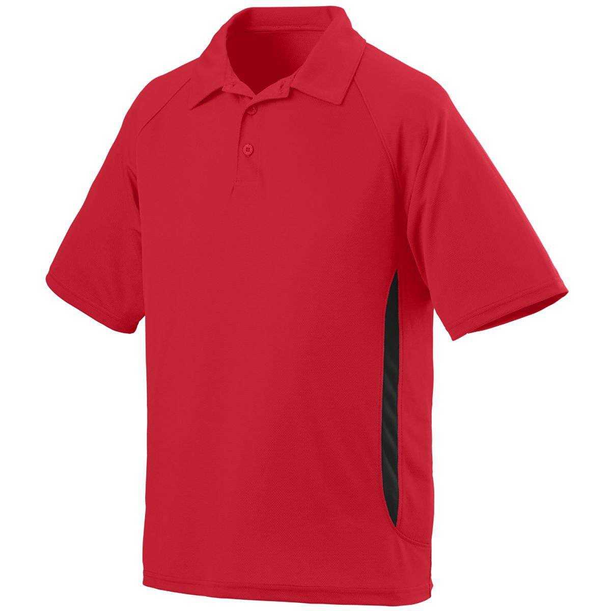 Augusta 5005 Mission Sport Shirt - Red Black - HIT a Double