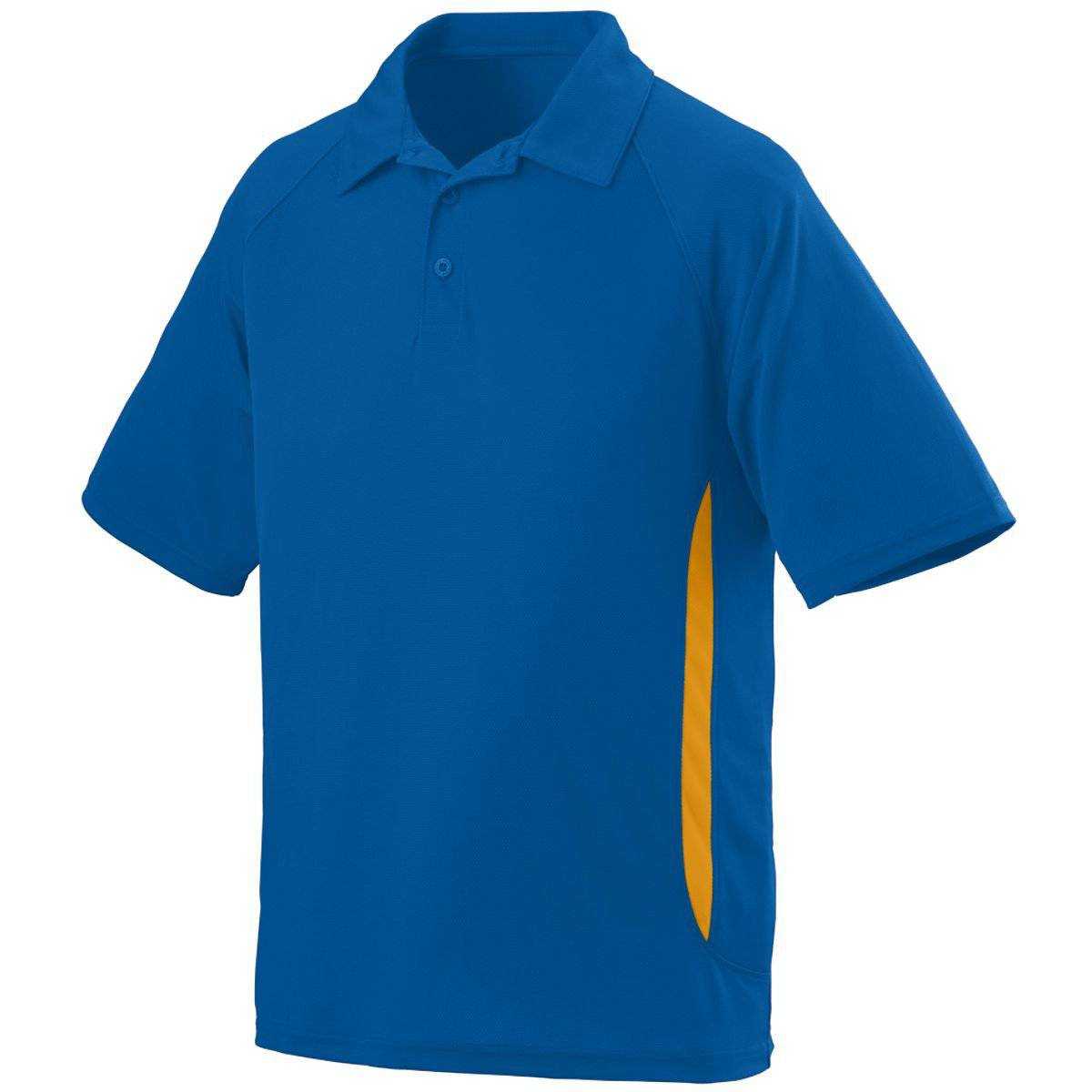 Augusta 5005 Mission Sport Shirt - Royal Gold - HIT a Double