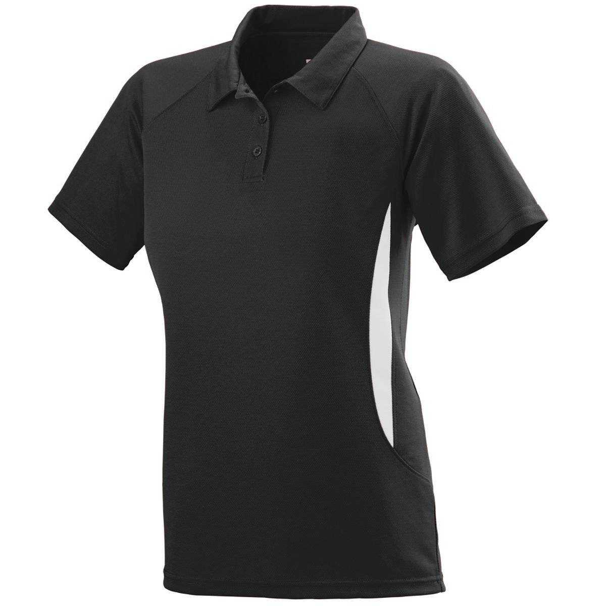 Augusta 5006 Ladies Mission Sport Shirt - Black White - HIT a Double