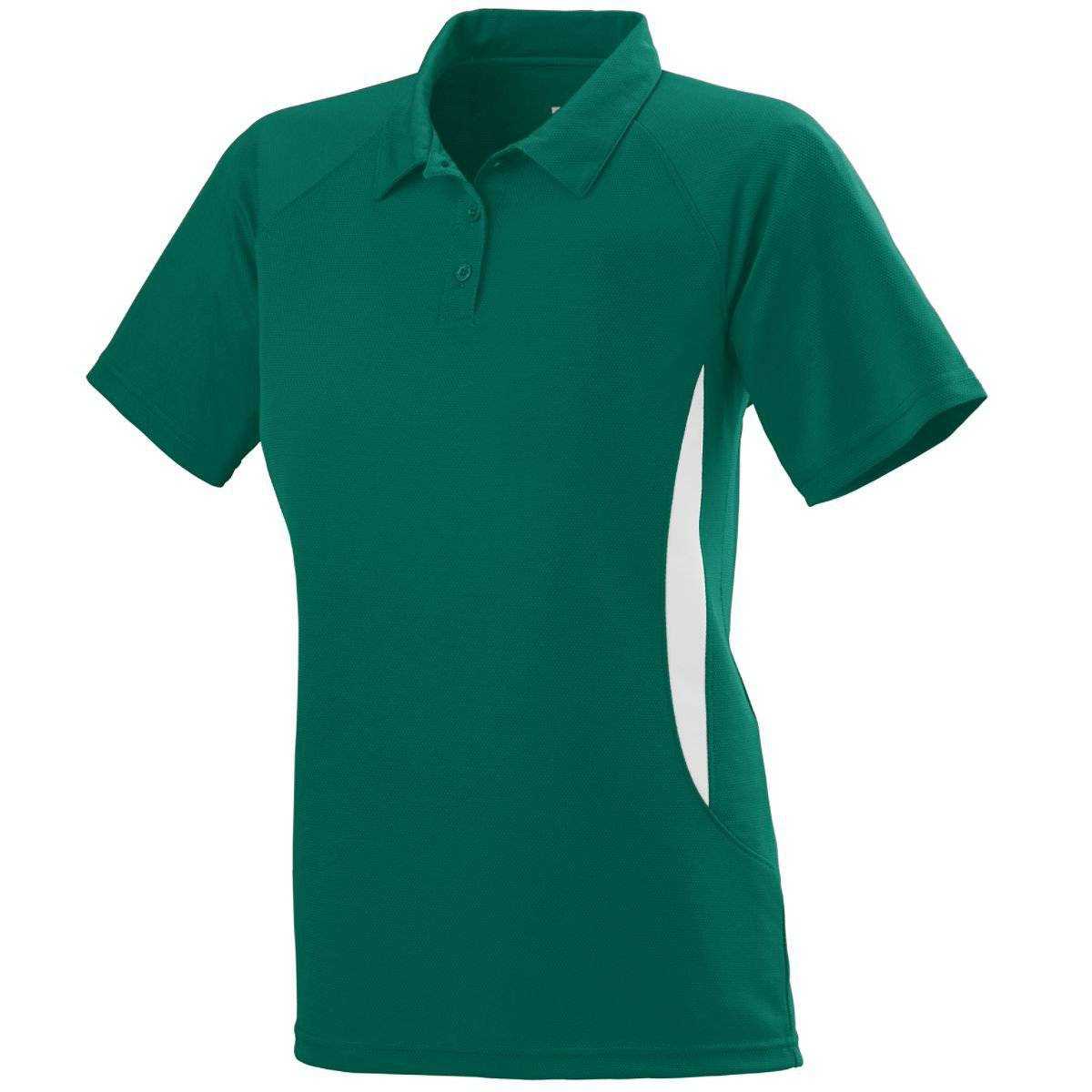 Augusta 5006 Ladies Mission Sport Shirt - Forest White - HIT a Double