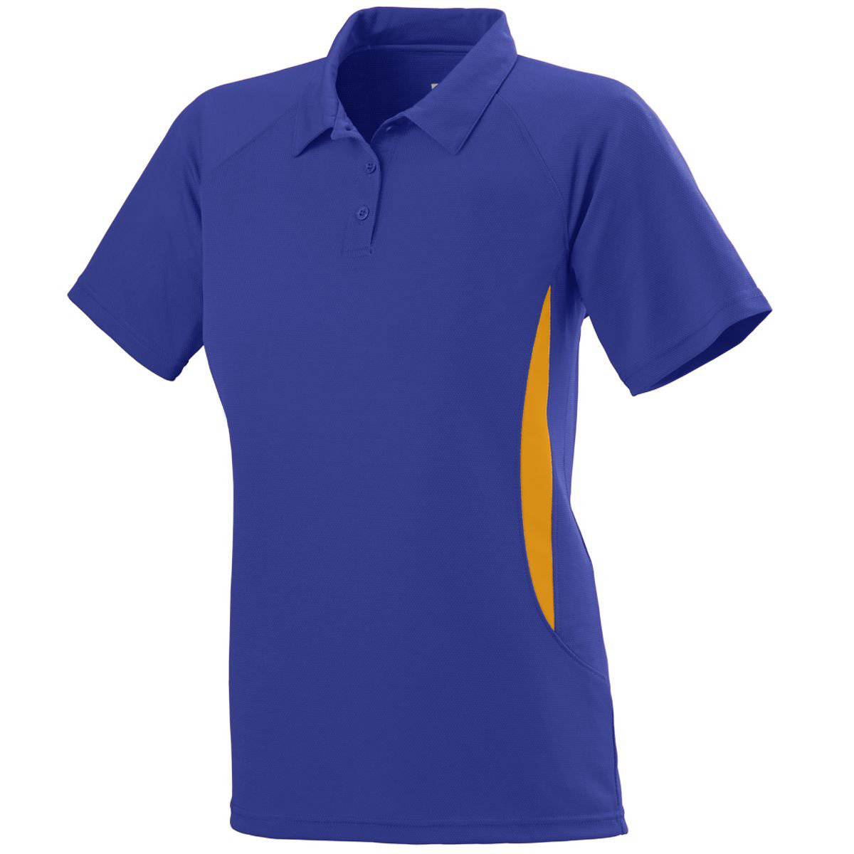 Augusta 5006 Ladies Mission Sport Shirt - Purple Gold - HIT a Double