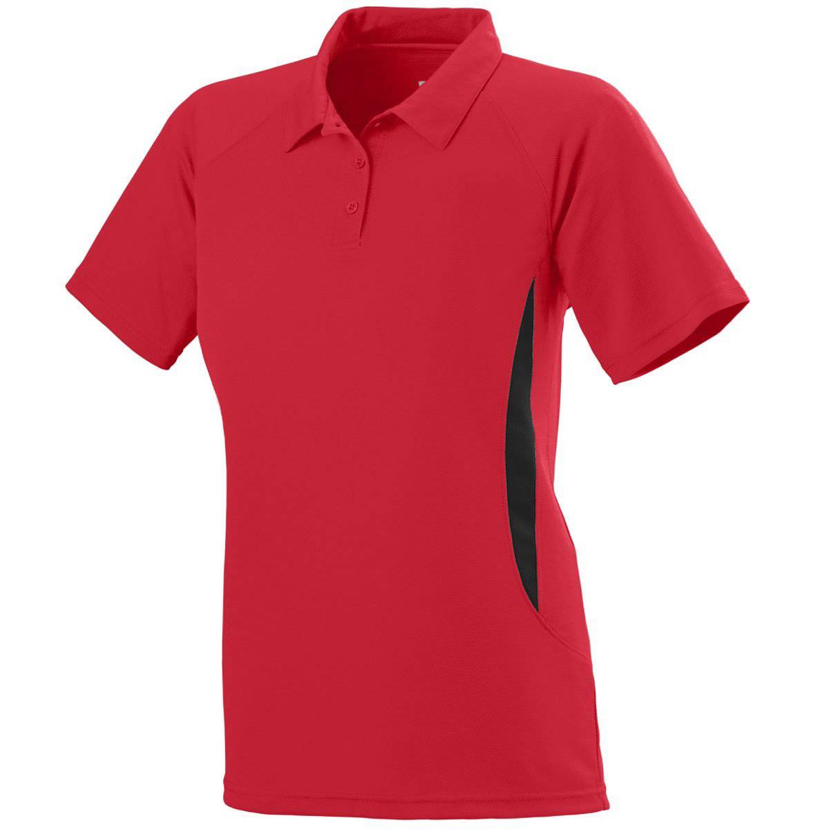 Augusta 5006 Ladies Mission Sport Shirt - Red Black - HIT a Double