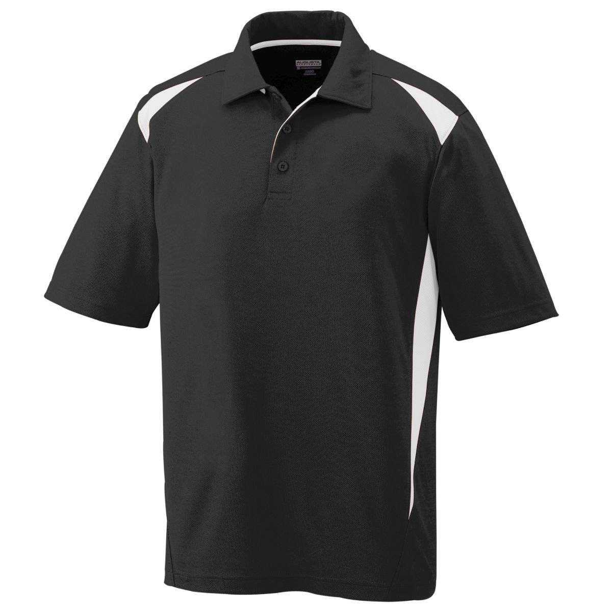 Augusta 5012 Premier Sport Shirt - Black White - HIT a Double