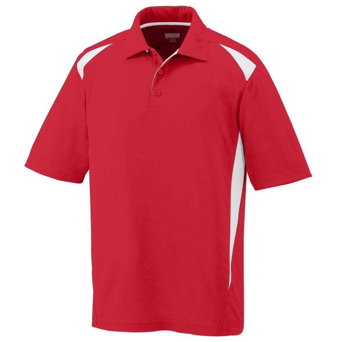 Augusta 5012 Premier Sport Shirt - Red White - HIT a Double