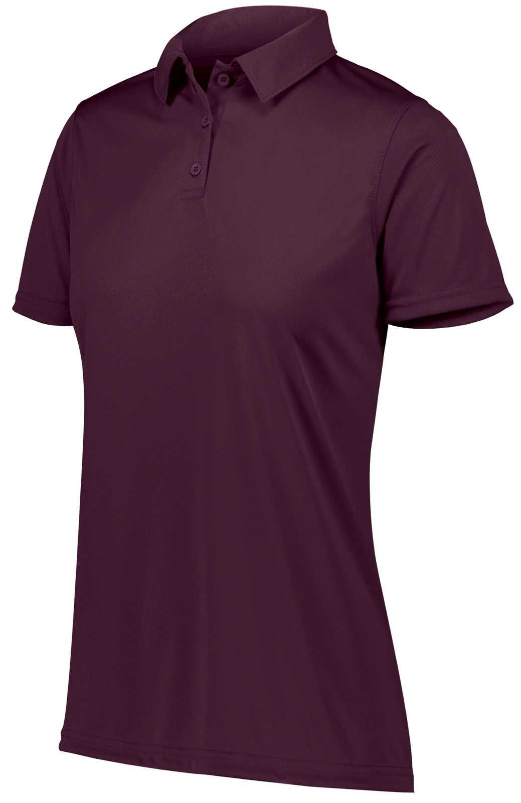 Augusta 5019 Ladies Vital Polo - Maroon (Hlw) - HIT a Double