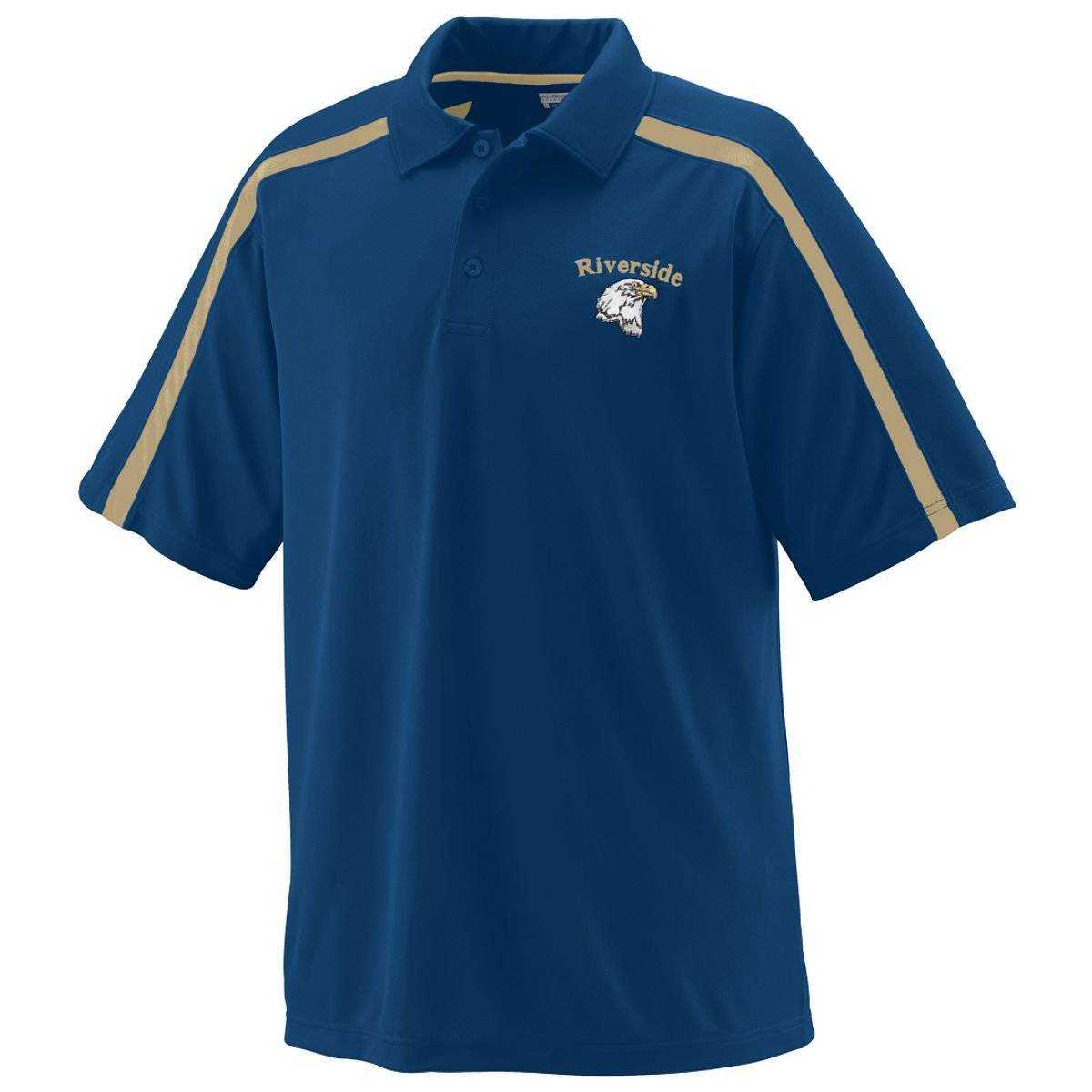 Augusta 5025 Playoff Sport Shirt - Navy Vegas Gold - HIT a Double