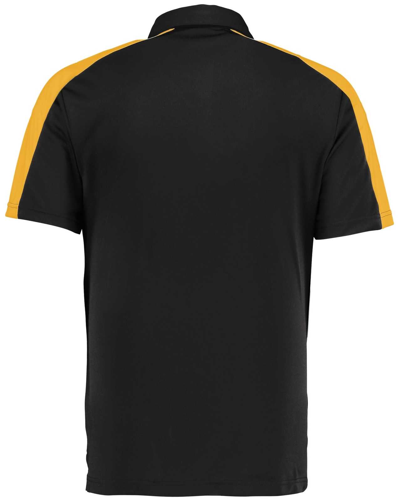 Augusta 5028 Two-Tone Vital Polo - Black Gold - HIT a Double