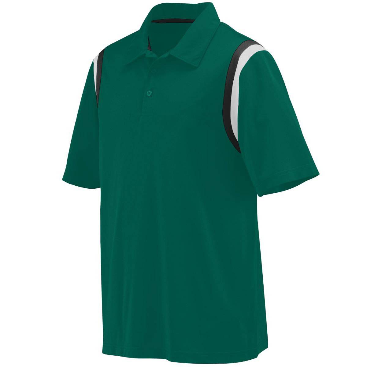 Augusta 5047 Genesis Sport Shirt - Forest Black White - HIT a Double