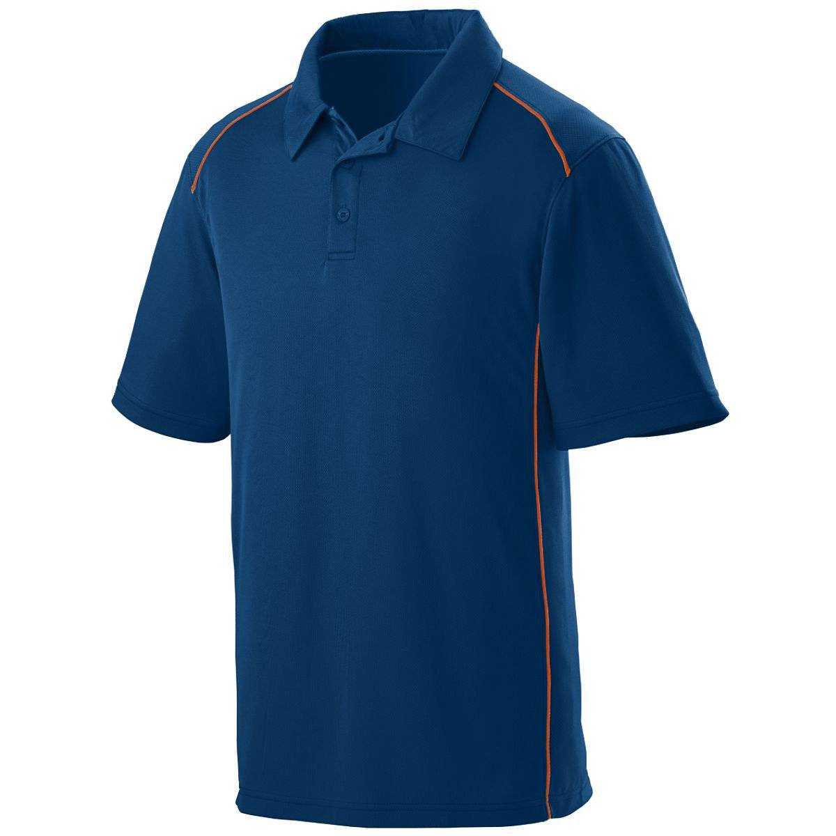 Augusta 5091 Winning Streak Sport Shirt - Navy Orange - HIT a Double