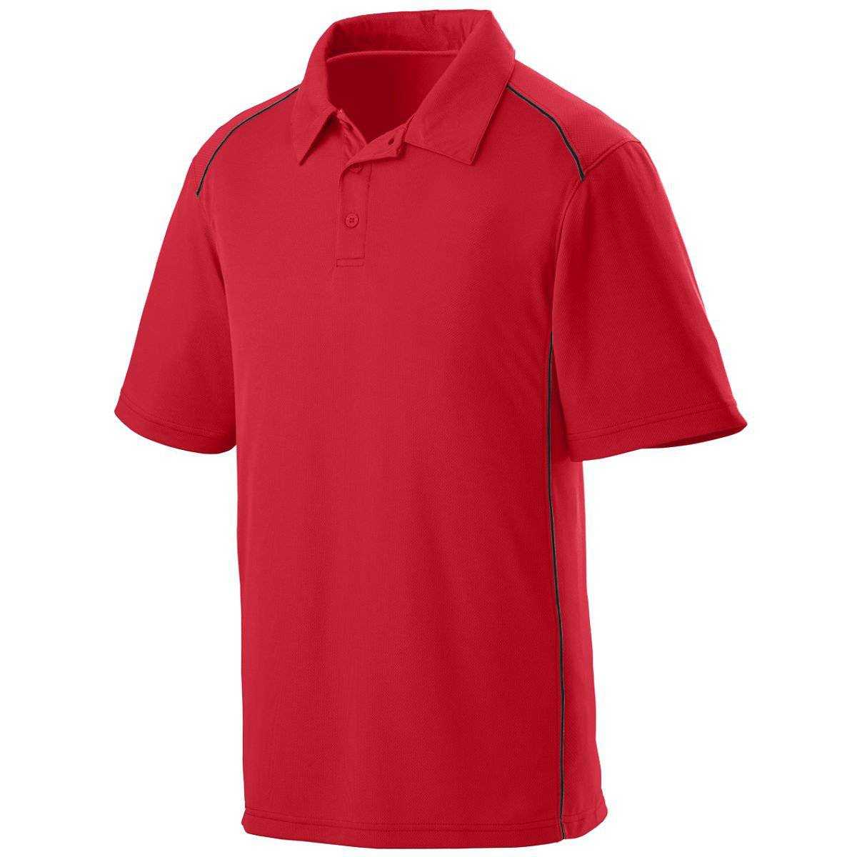 Augusta 5091 Winning Streak Sport Shirt - Red Black - HIT a Double