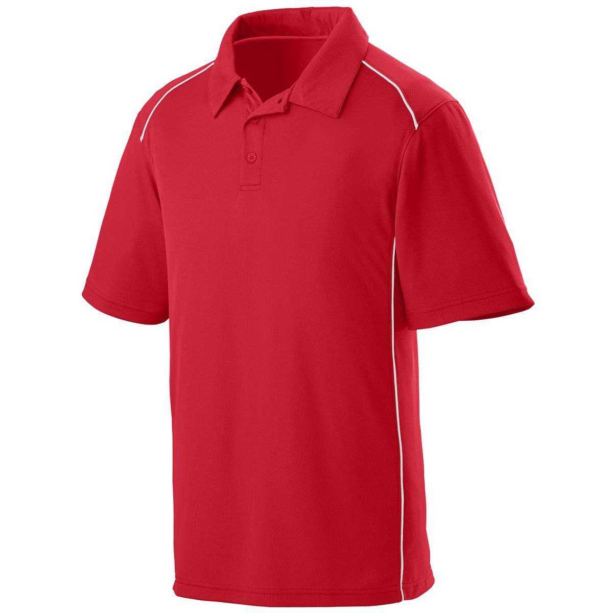 Augusta 5091 Winning Streak Sport Shirt - Red White - HIT a Double