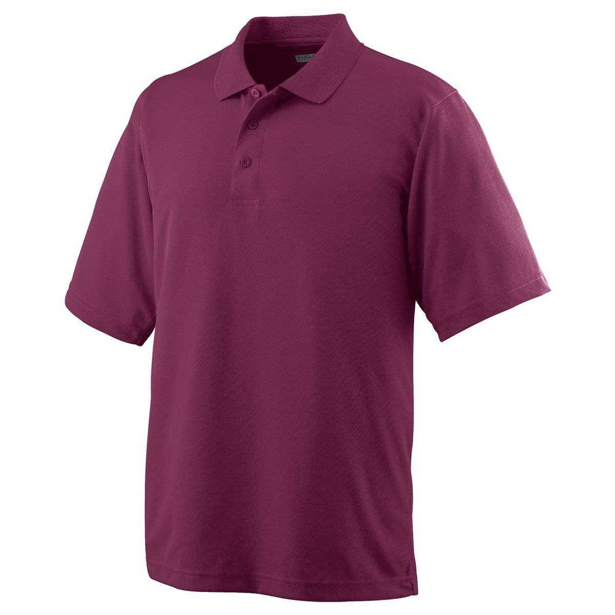 Augusta 5095 Wicking Mesh Sport Shirt - Maroon - HIT a Double