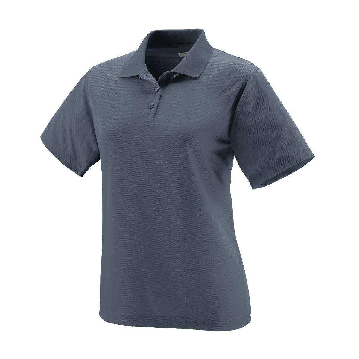 Augusta 5097 Ladies Wicking Mesh Sport Shirt - Dark Gray - HIT a Double