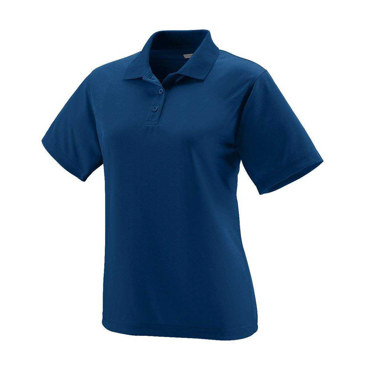 Augusta 5097 Ladies Wicking Mesh Sport Shirt - Navy - HIT a Double