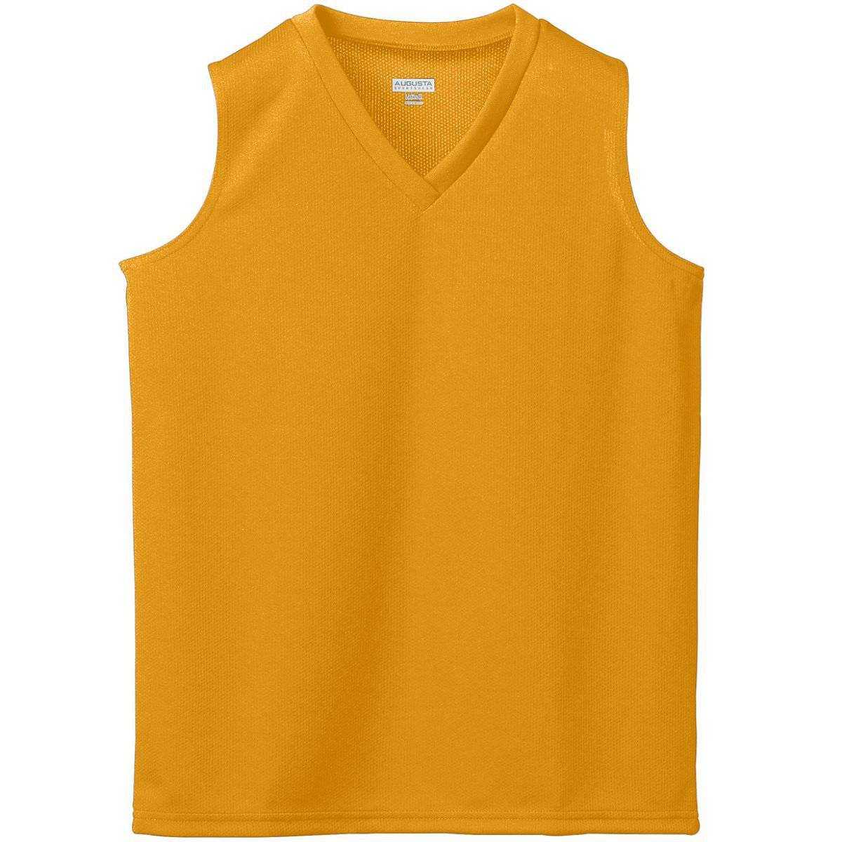 Augusta 525 Ladies Wicking Mesh Sleeveless Jersey - Gold - HIT a Double