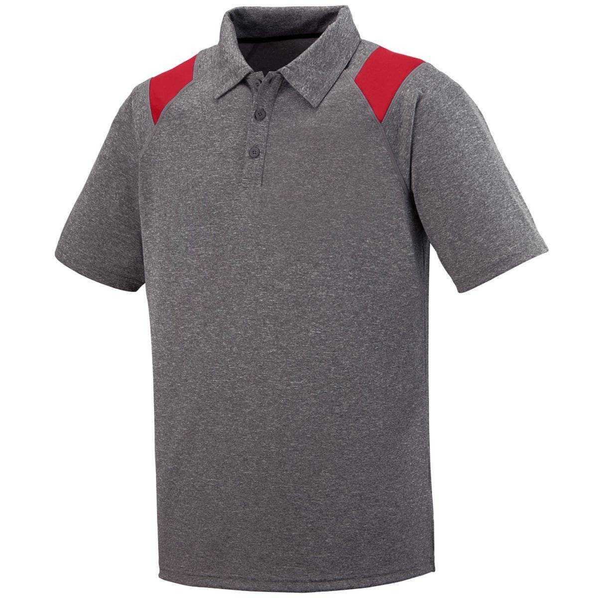 Augusta 5402 Torce Sport Shirt - Dark Gray Red - HIT a Double