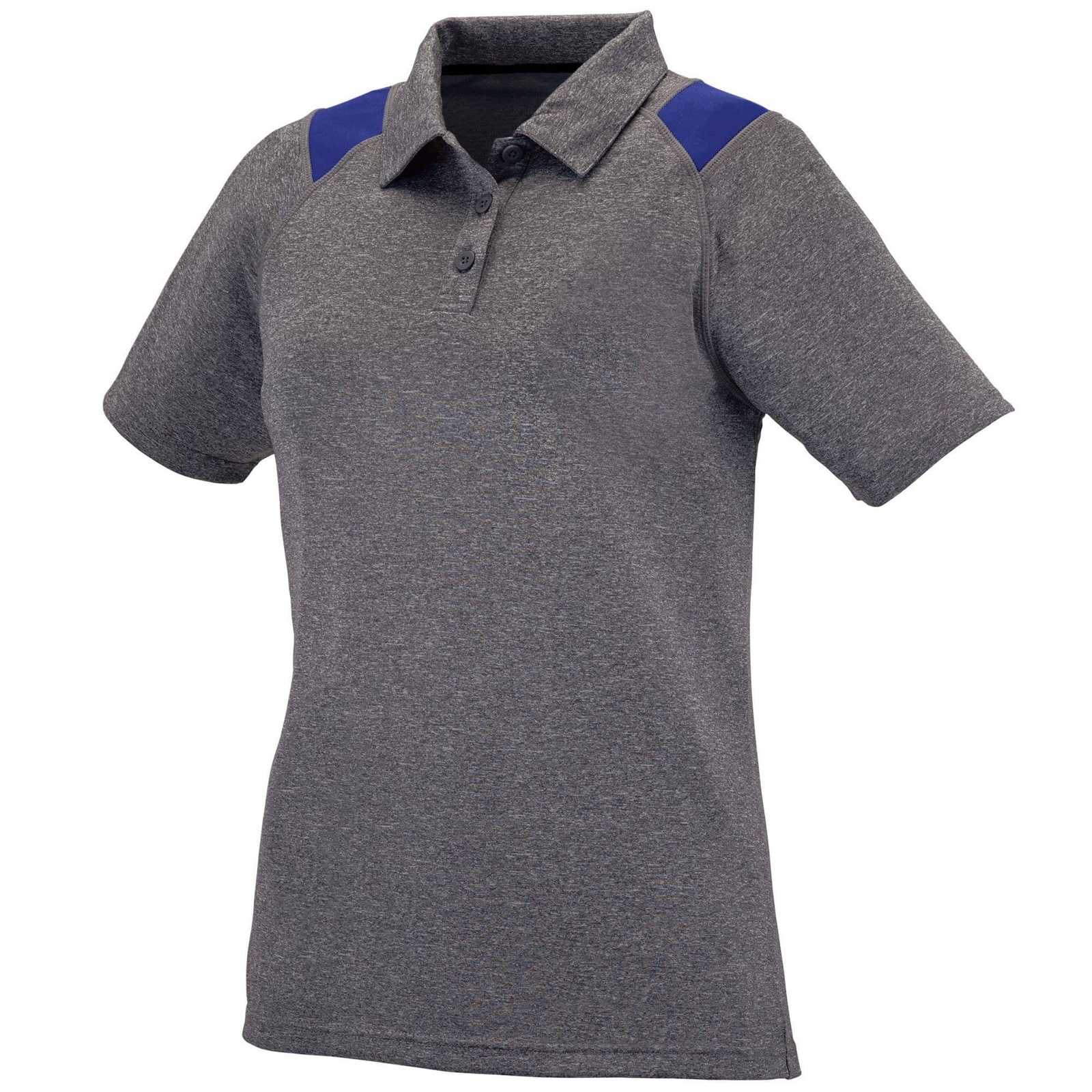 Augusta 5403 Ladies Torce Sport Shirt - Dark Gray Purple - HIT a Double