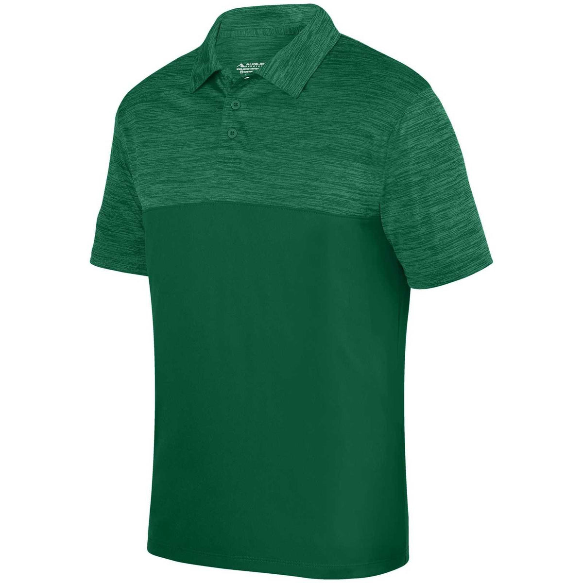 Augusta 5412 Shadow Tonal Heather Sport Shirt - Dark Green - HIT a Double